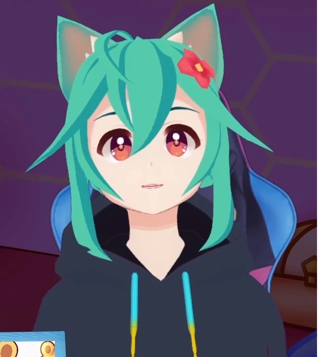 Rosedoodle designed her animated character herself.