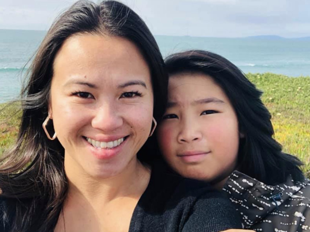 Sheng Thao and her son Benedict.