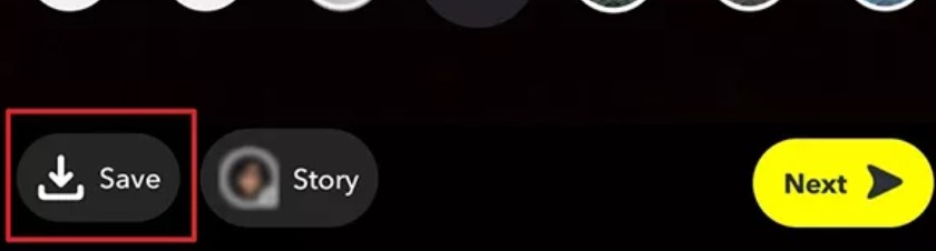 Save the video by pressing the save button present on the left side of the screen