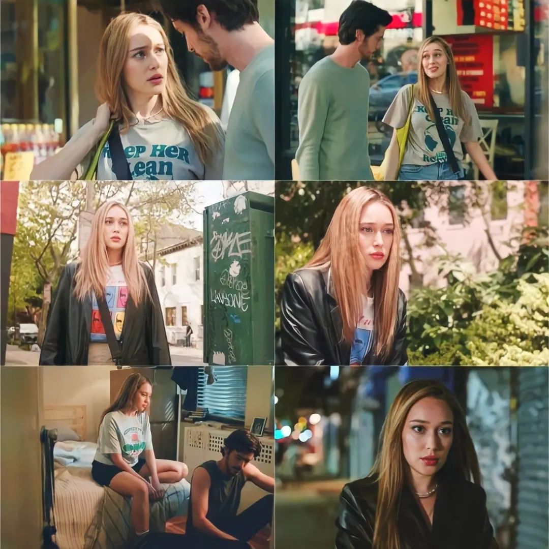 Alycia in her role as Emily in Hulu television series 