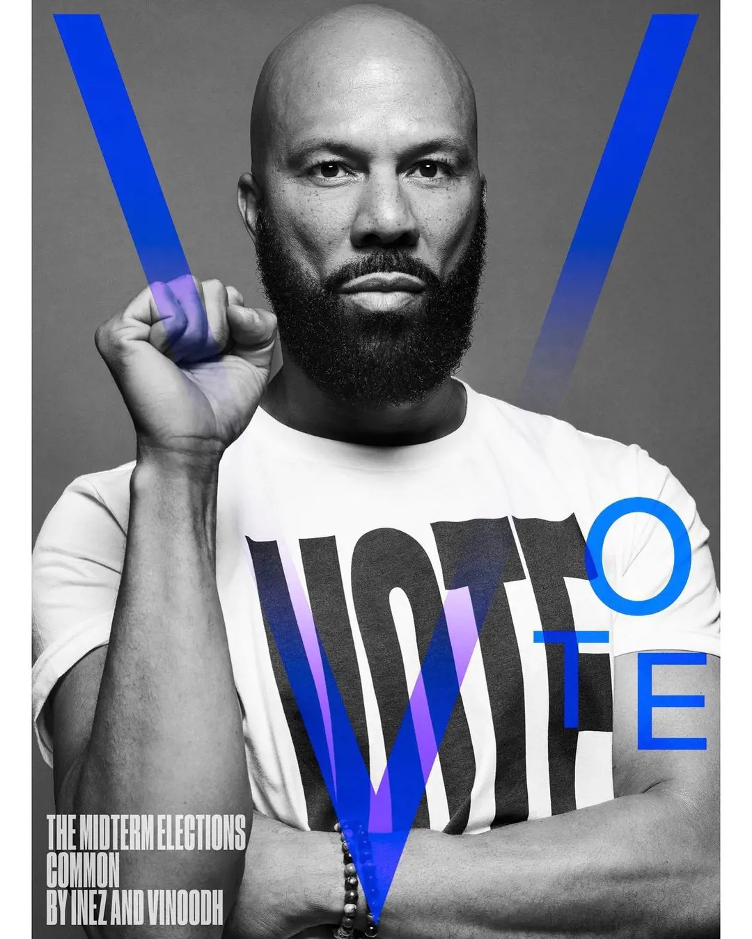 Common was part of V Magazine's 'V Is For Vote' campaign.